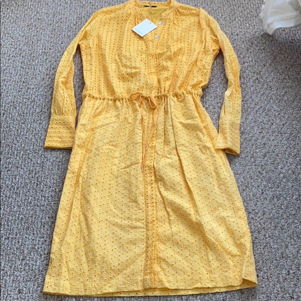 Cotton eyelet dress